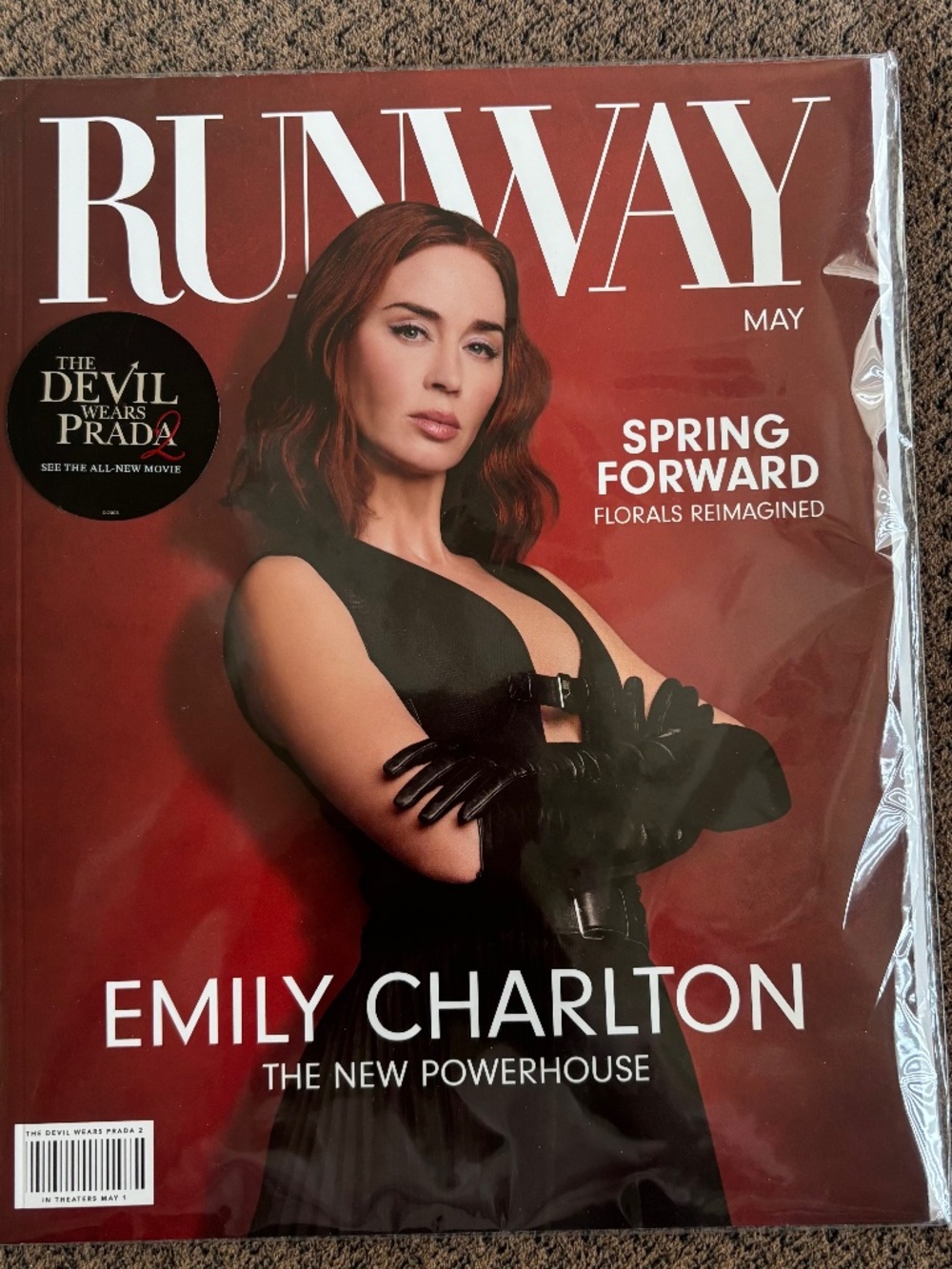 Runway Magazine The Devil Wears Prada 2 May Emily Charlton 2026 Movie NIP NEW